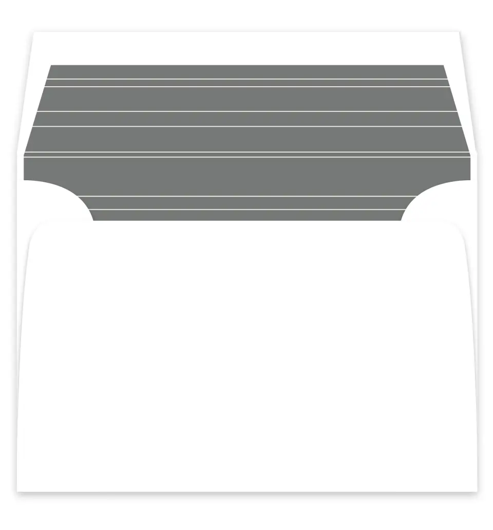 This is a  7¼" x 6⅞" Envelope Liners (ELF) called Harmonious Stripes printed in full color