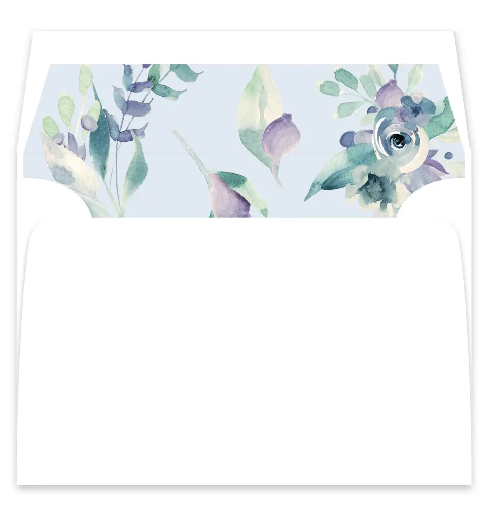 This is a  7¼" x 6⅞" Envelope Liners (ELF) called Glorious Crown printed in full color