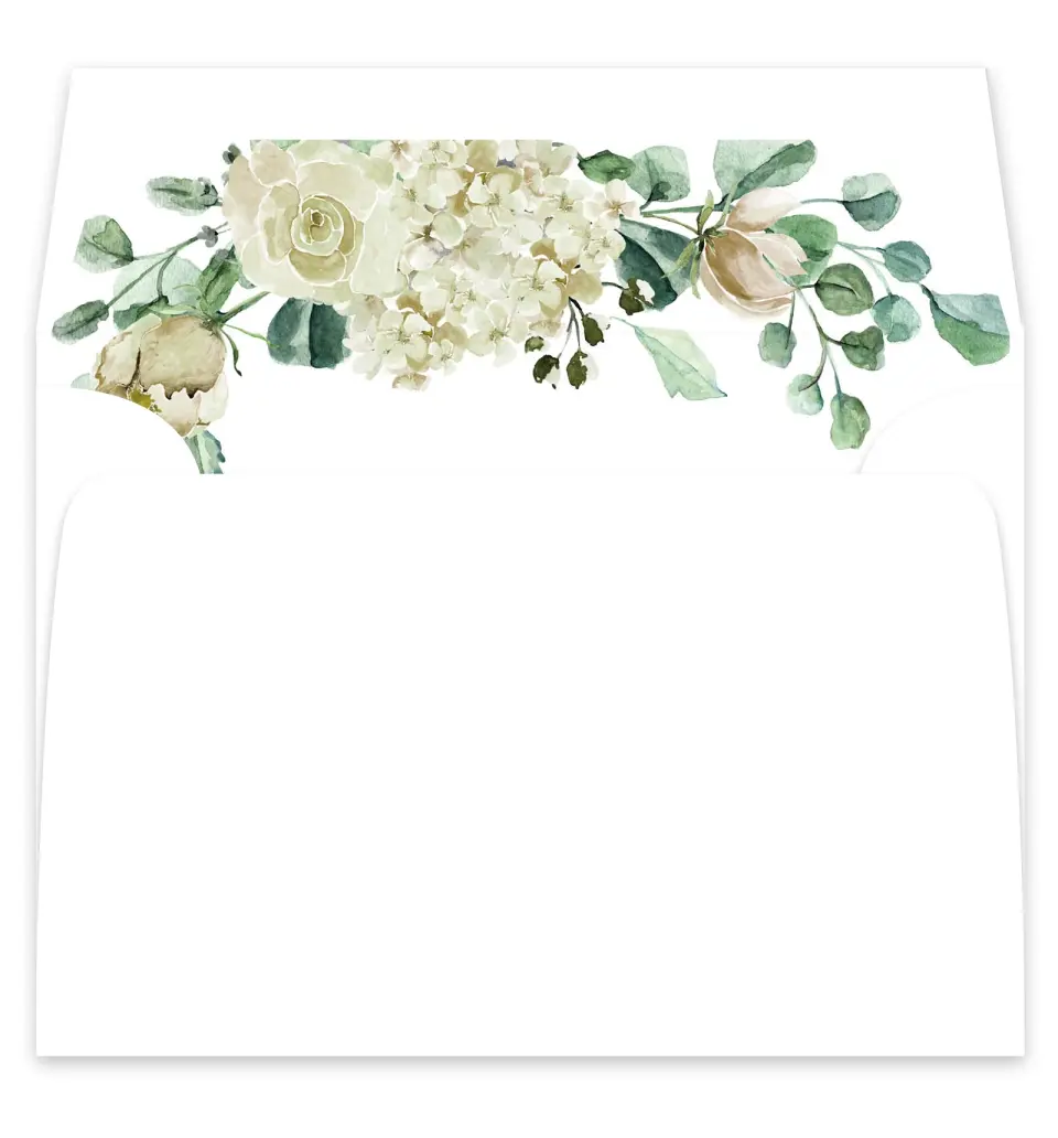 This is a  7¼" x 6⅞" Envelope Liners (ELF) called Divine Romance printed in full color