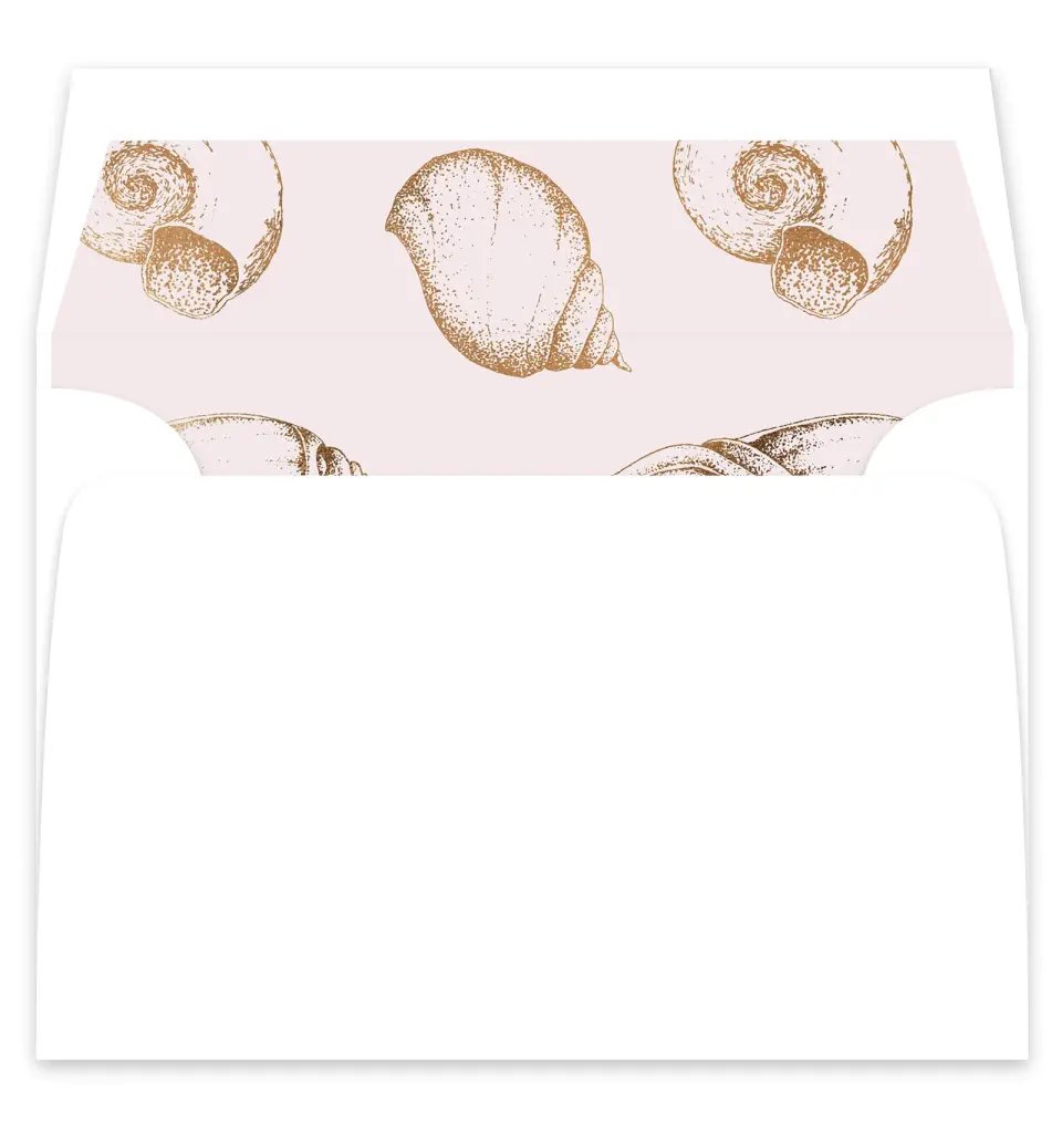 This is a  7¼" x 6⅞" Envelope Liners (ELF) called On the Reef printed in full color