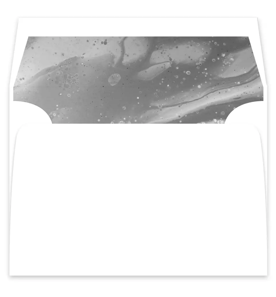 This is a  7¼" x 6⅞" Envelope Liners (ELF) called Tender Mist printed in full color