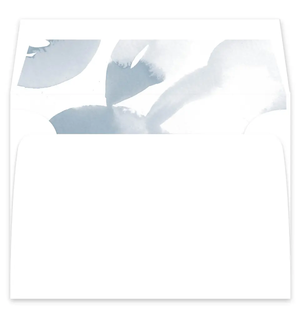 This is a  7¼" x 6⅞" Envelope Liners (ELF) called Painted Majesty printed in full color