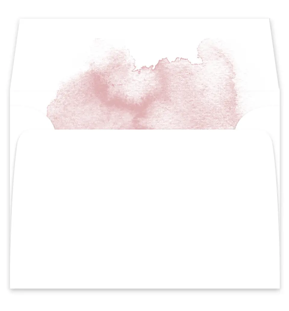 This is a  7¼" x 6⅞" Envelope Liners (ELF) called Watercolor Rapture printed in full color