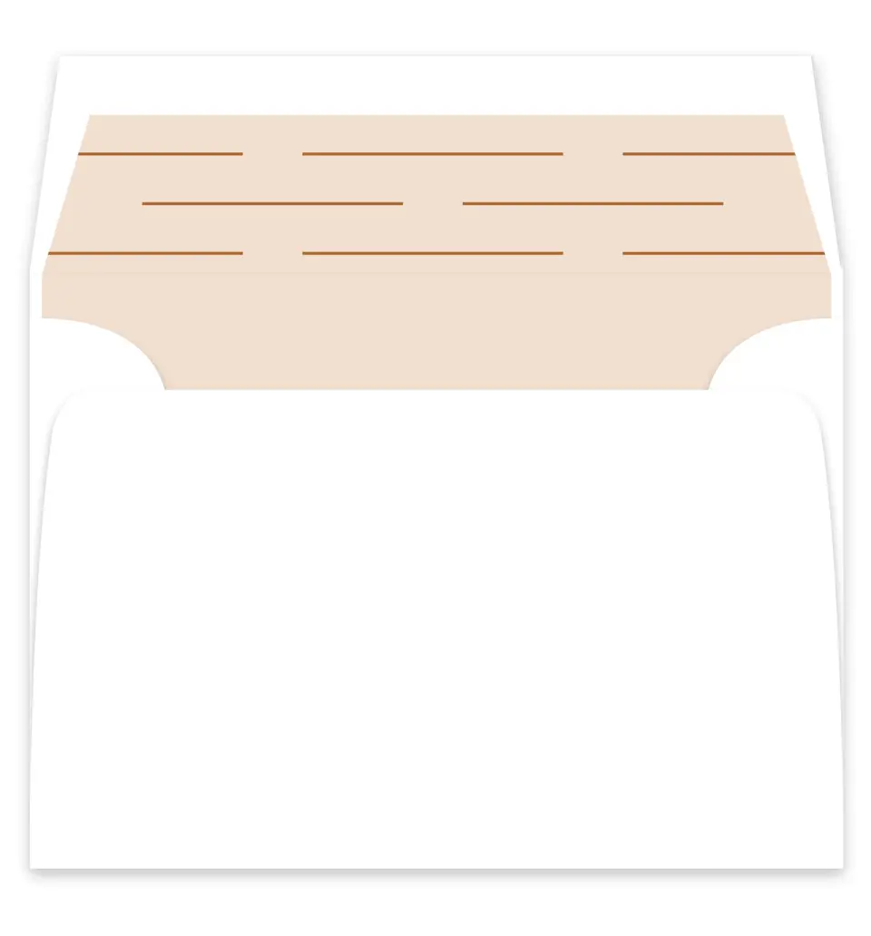 This is a  7¼" x 6⅞" Envelope Liners (ELF) called Adorable Duo printed in full color