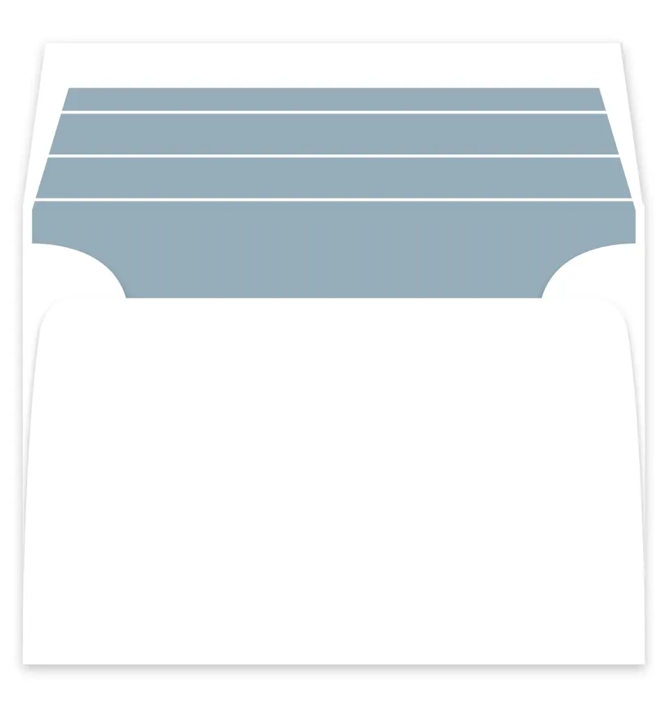 This is a  7¼" x 6⅞" Envelope Liners (ELF) called Simple Embrace printed in full color