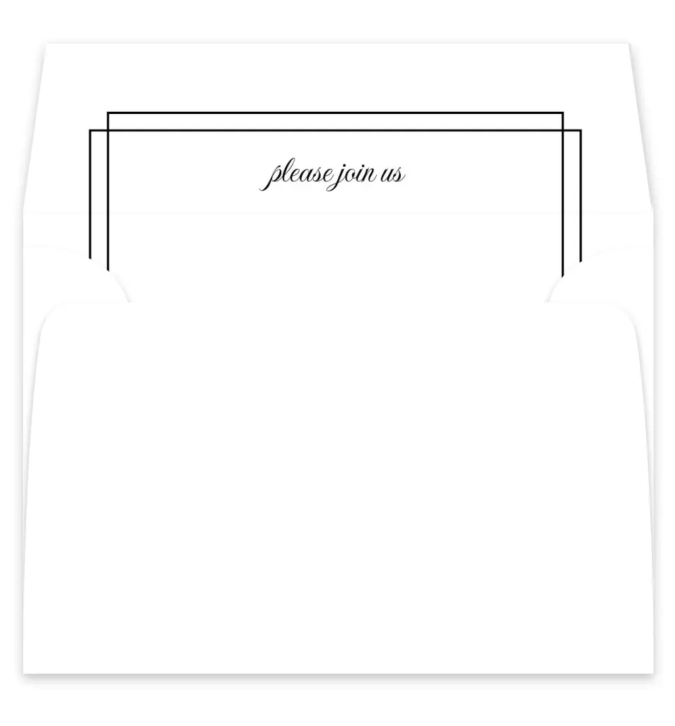 This is a  7¼" x 6⅞" Envelope Liners (ELF) called Because You're Mine printed in full color