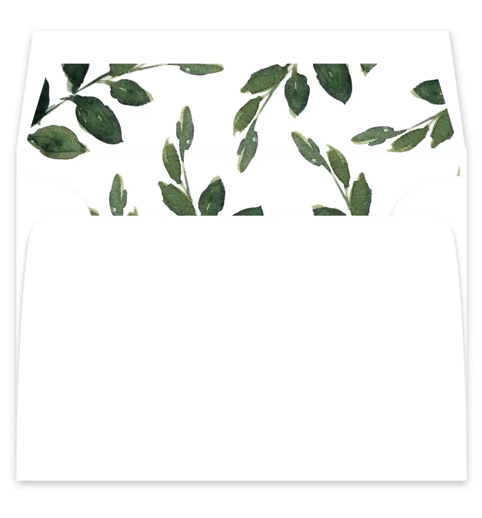 This is a  7¼" x 6⅞" Envelope Liners (ELF) called All for Love printed in full color