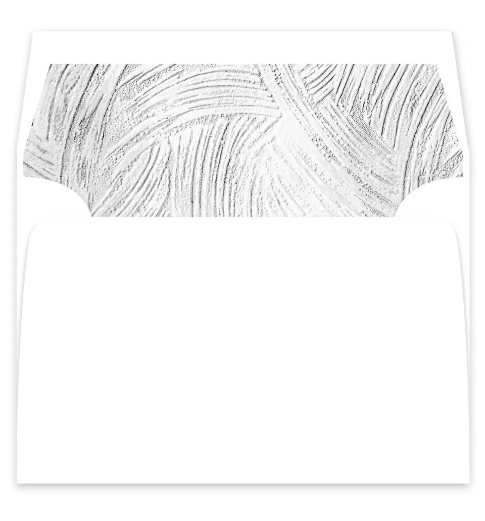 This is a  7¼" x 6⅞" Envelope Liners (ELF) called Line Texture printed in full color