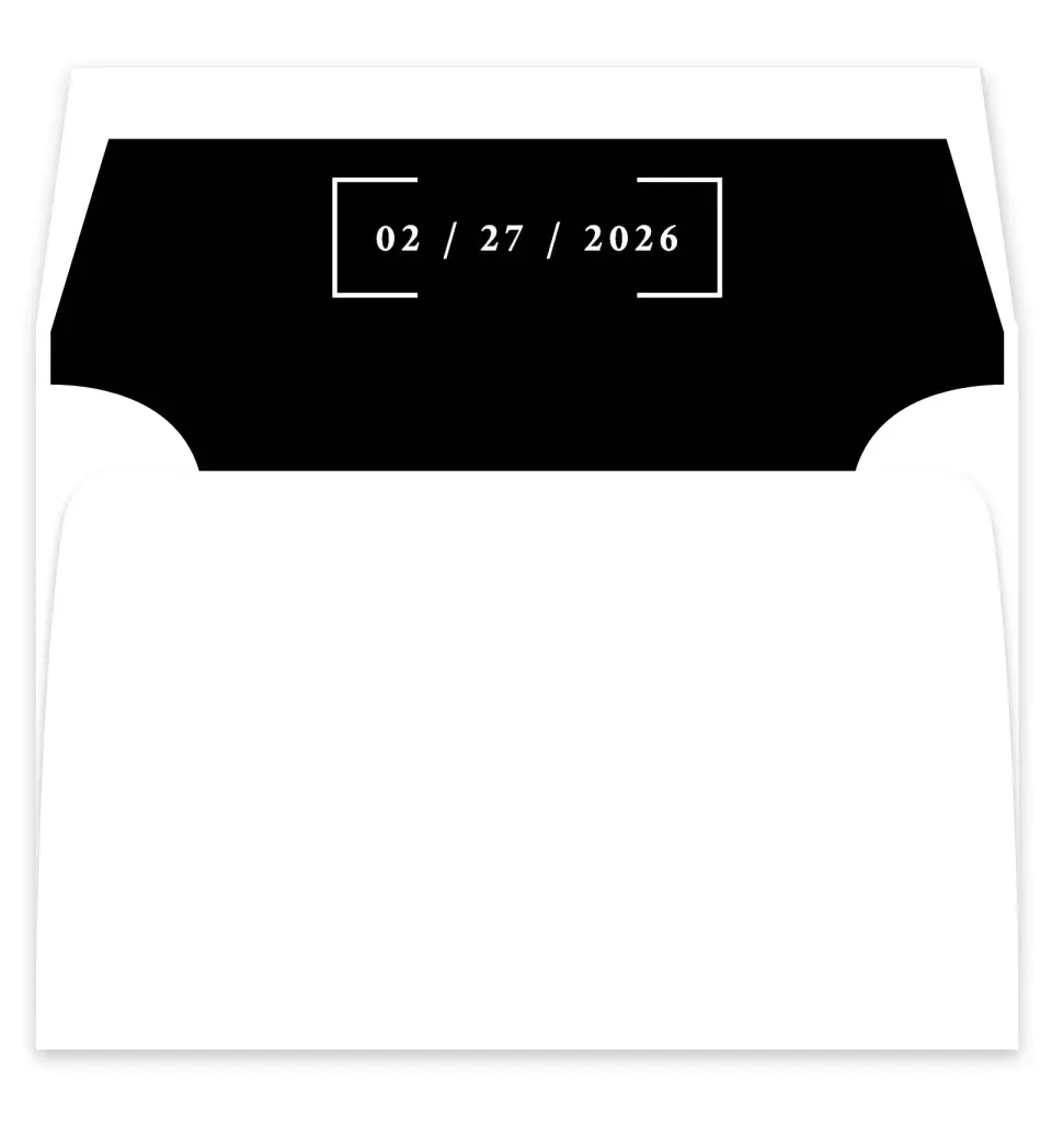 This is a  7¼" x 6⅞" Envelope Liners (ELF) called Bright Brace printed in full color