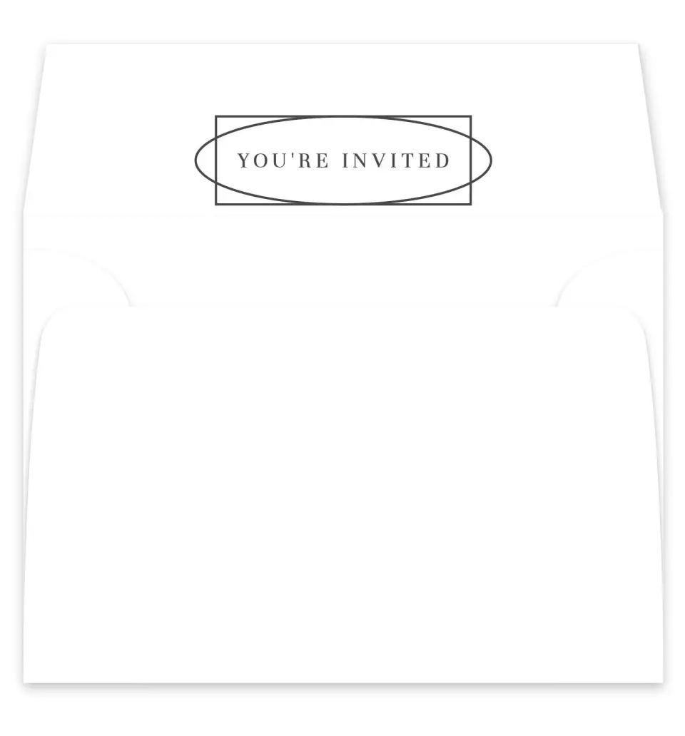 This is a  7¼" x 6⅞" Envelope Liners (ELF) called Graphic Enclosure printed in full color