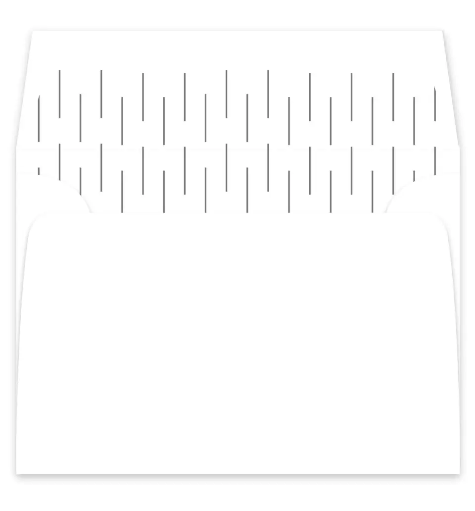 This is a  7¼" x 6⅞" Envelope Liners (ELF) called Heavenly Harmony printed in full color