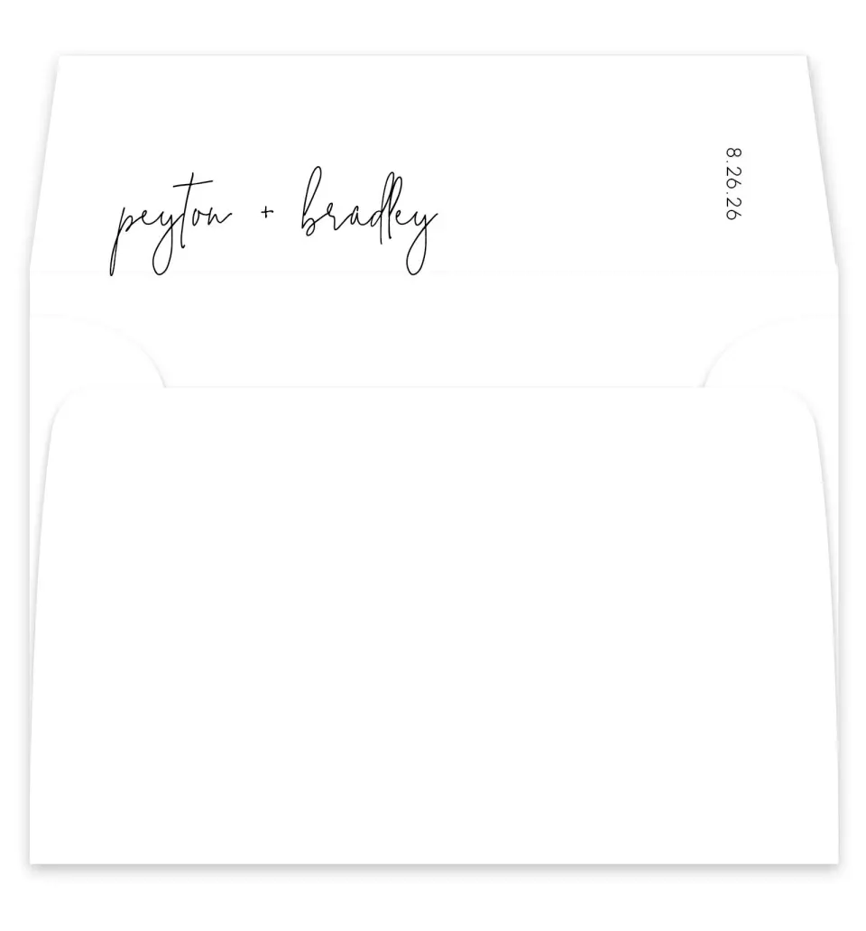 This is a  7¼" x 6⅞" Envelope Liners (ELF) called Mod Aesthetic printed in full color