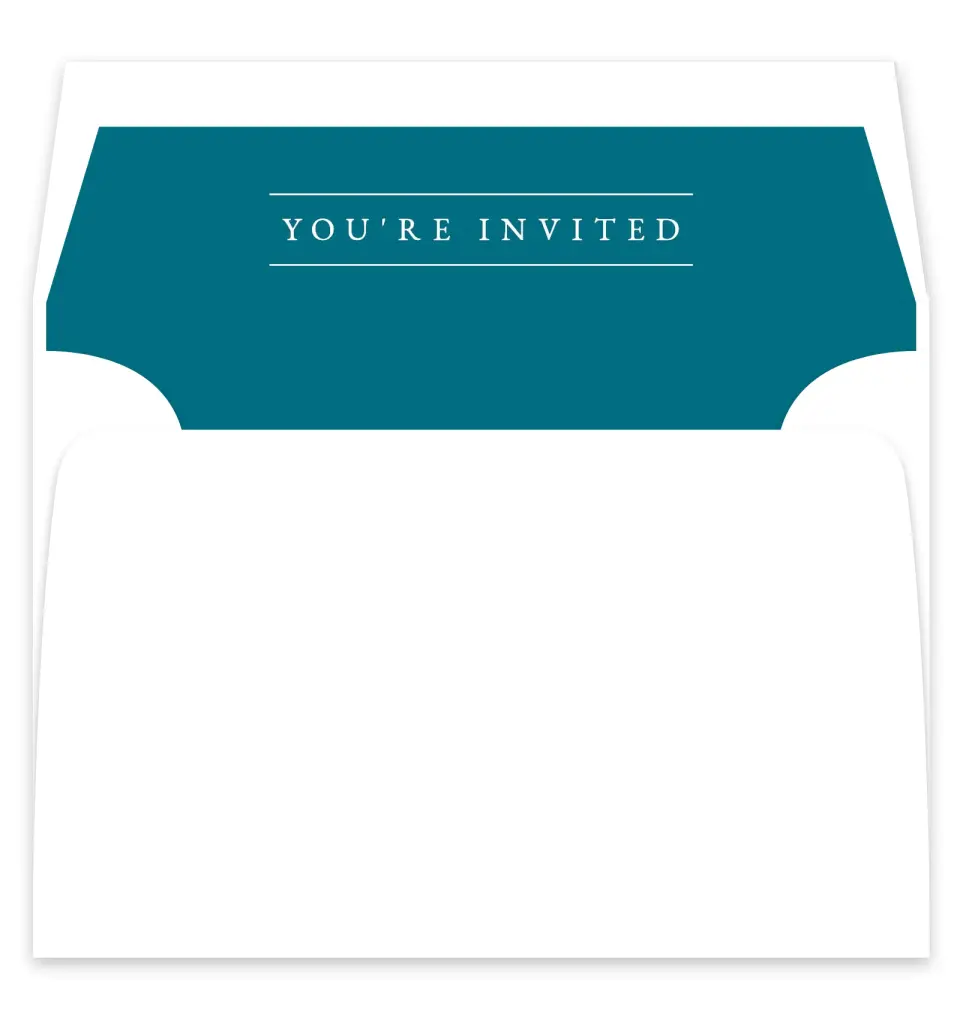 This is a  7¼" x 6⅞" Envelope Liners (ELF) called Shore Impression printed in full color