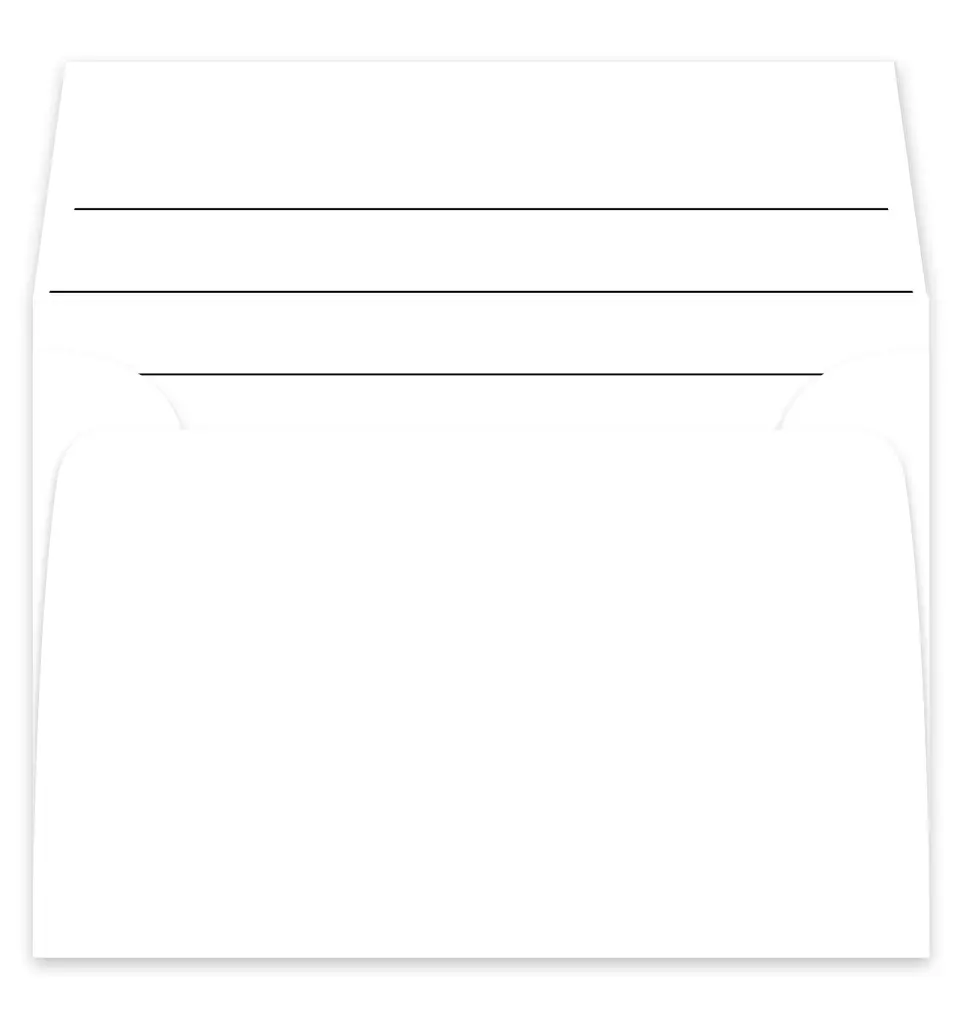 This is a  7¼" x 6⅞" Envelope Liners (ELF) called Spacious Idea printed in full color