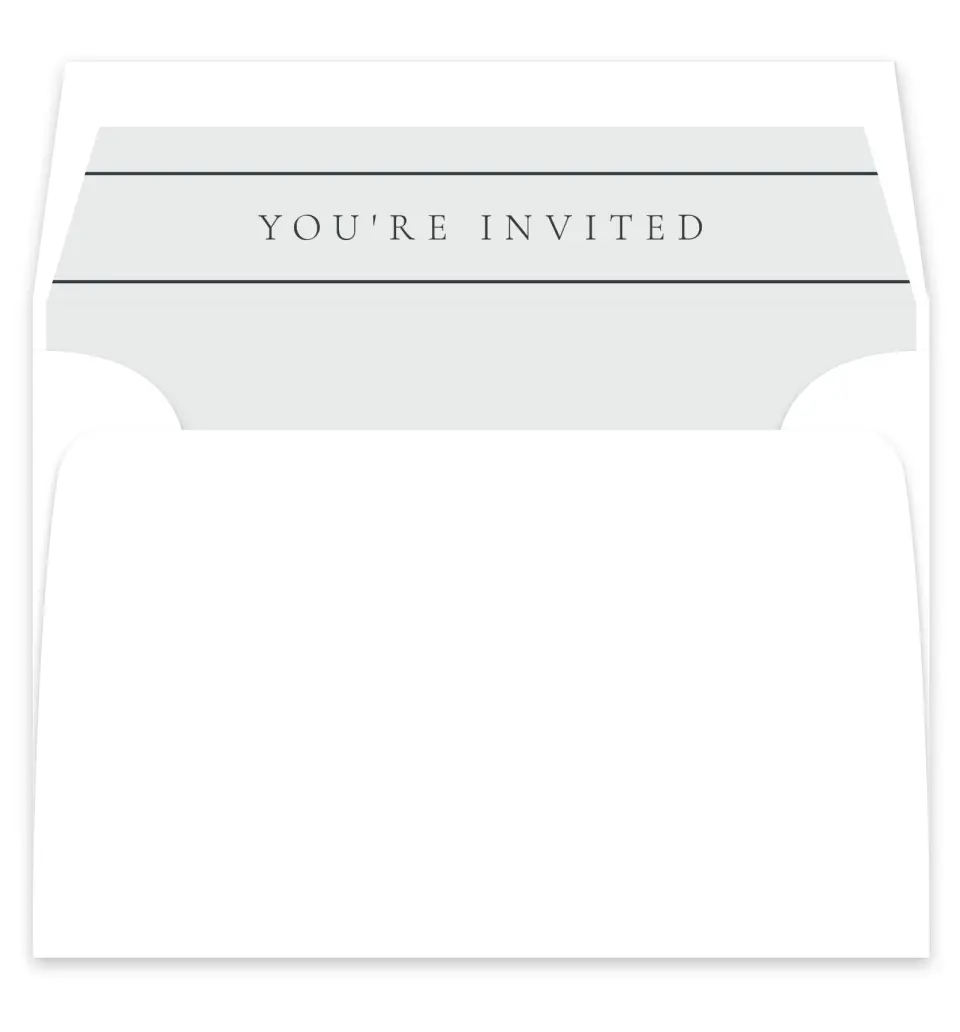 This is a  7¼" x 6⅞" Envelope Liners (ELF) called Subtle Wreath printed in full color