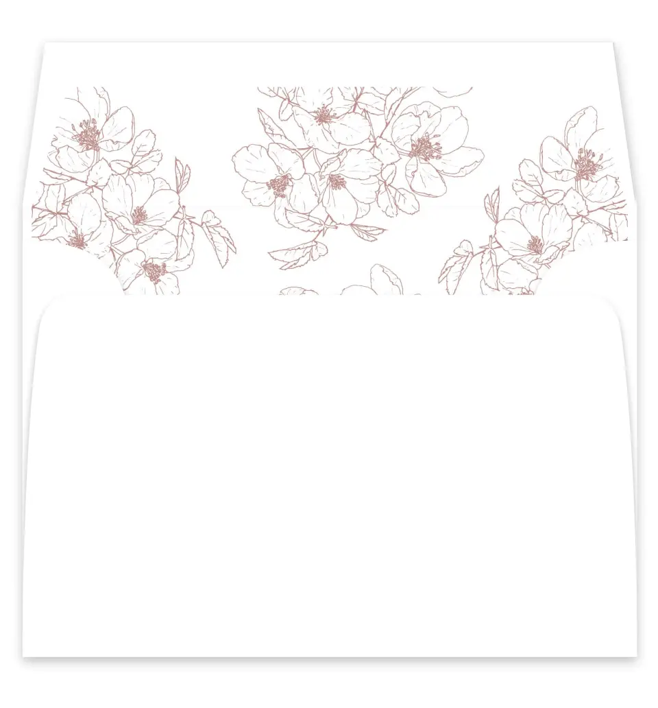 This is a  7¼" x 6⅞" Envelope Liners (ELF) called The Kinsley printed in full color