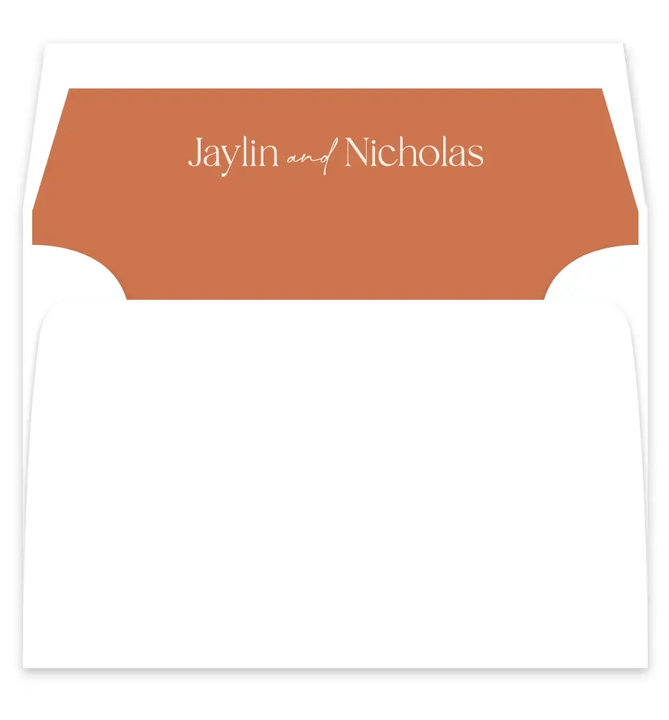 This is a  7¼" x 6⅞" Envelope Liners (ELF) called The Jaylin printed in full color