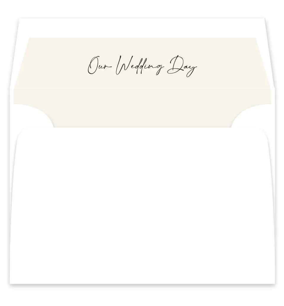 This is a  7¼" x 6⅞" Envelope Liners (ELF) called Noble Names printed in full color
