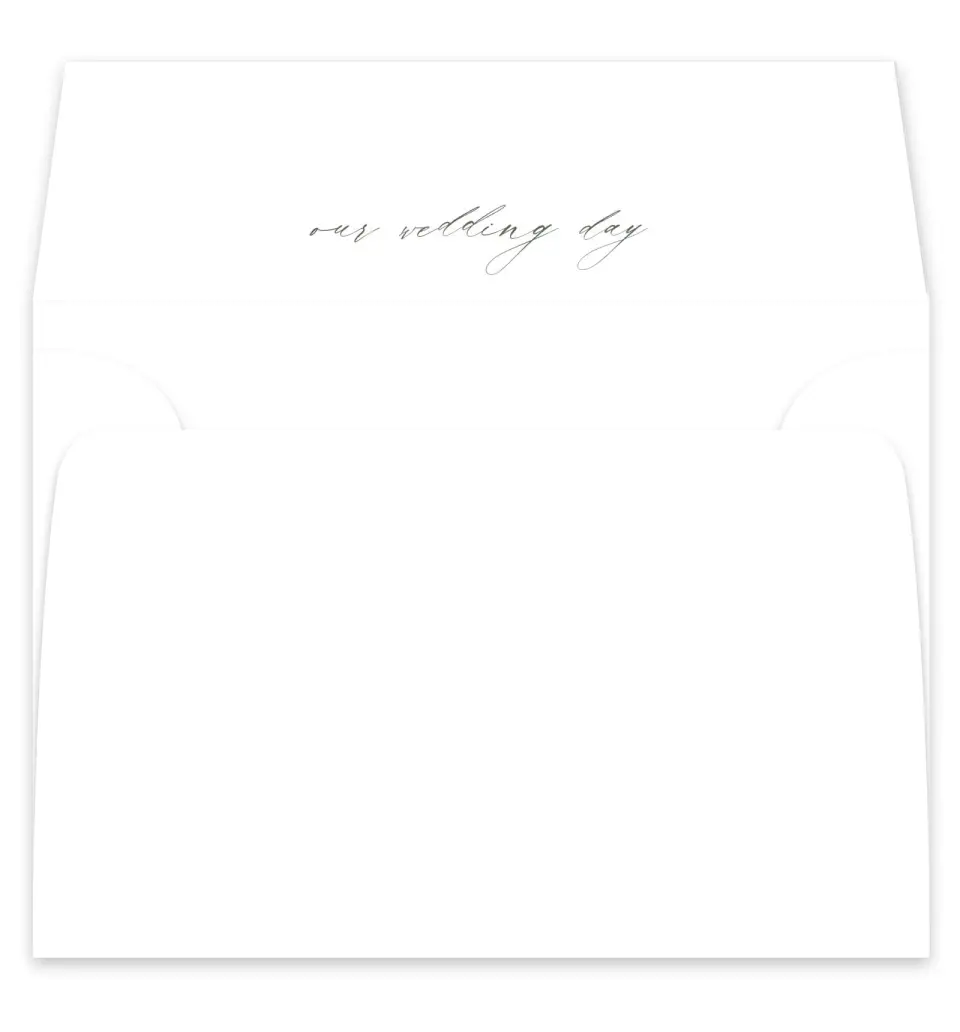 This is a  7¼" x 6⅞" Envelope Liners (ELF) called Flourishing Frame printed in full color