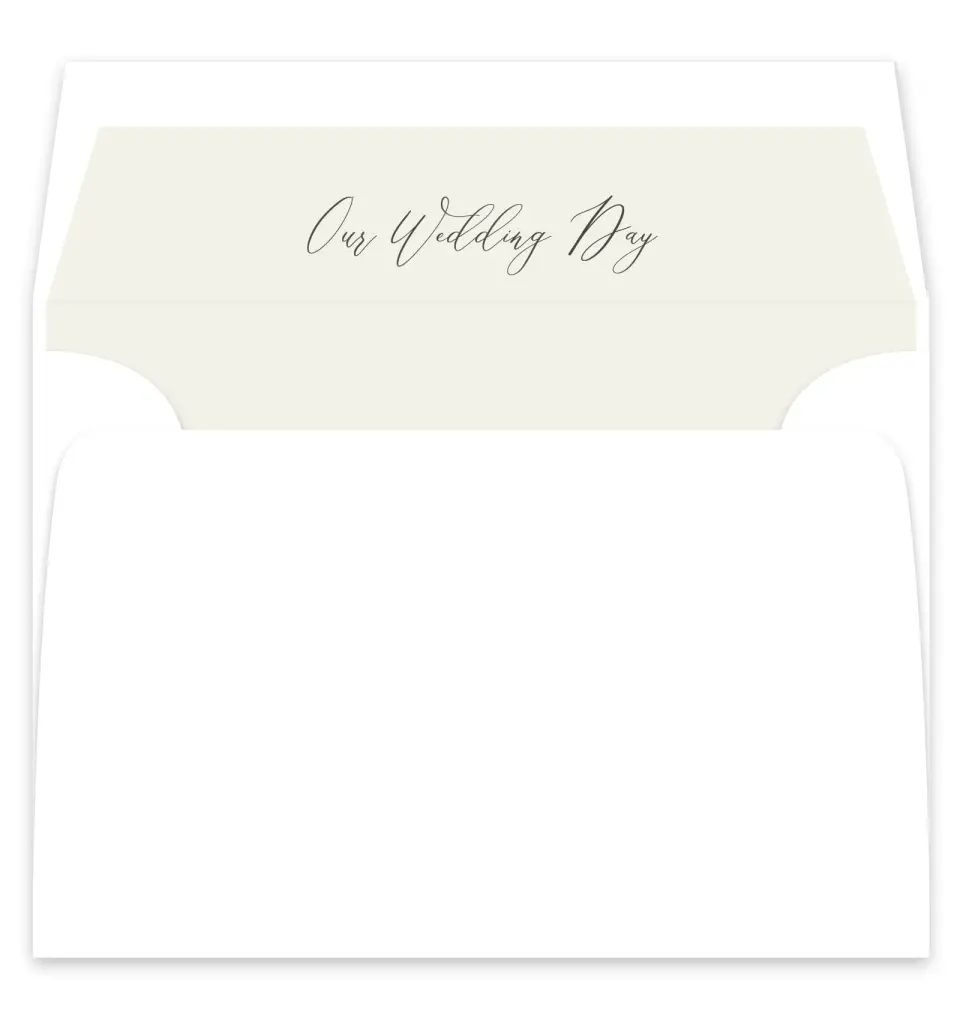 This is a  7¼" x 6⅞" Envelope Liners (ELF) called Graceful Greenery printed in full color