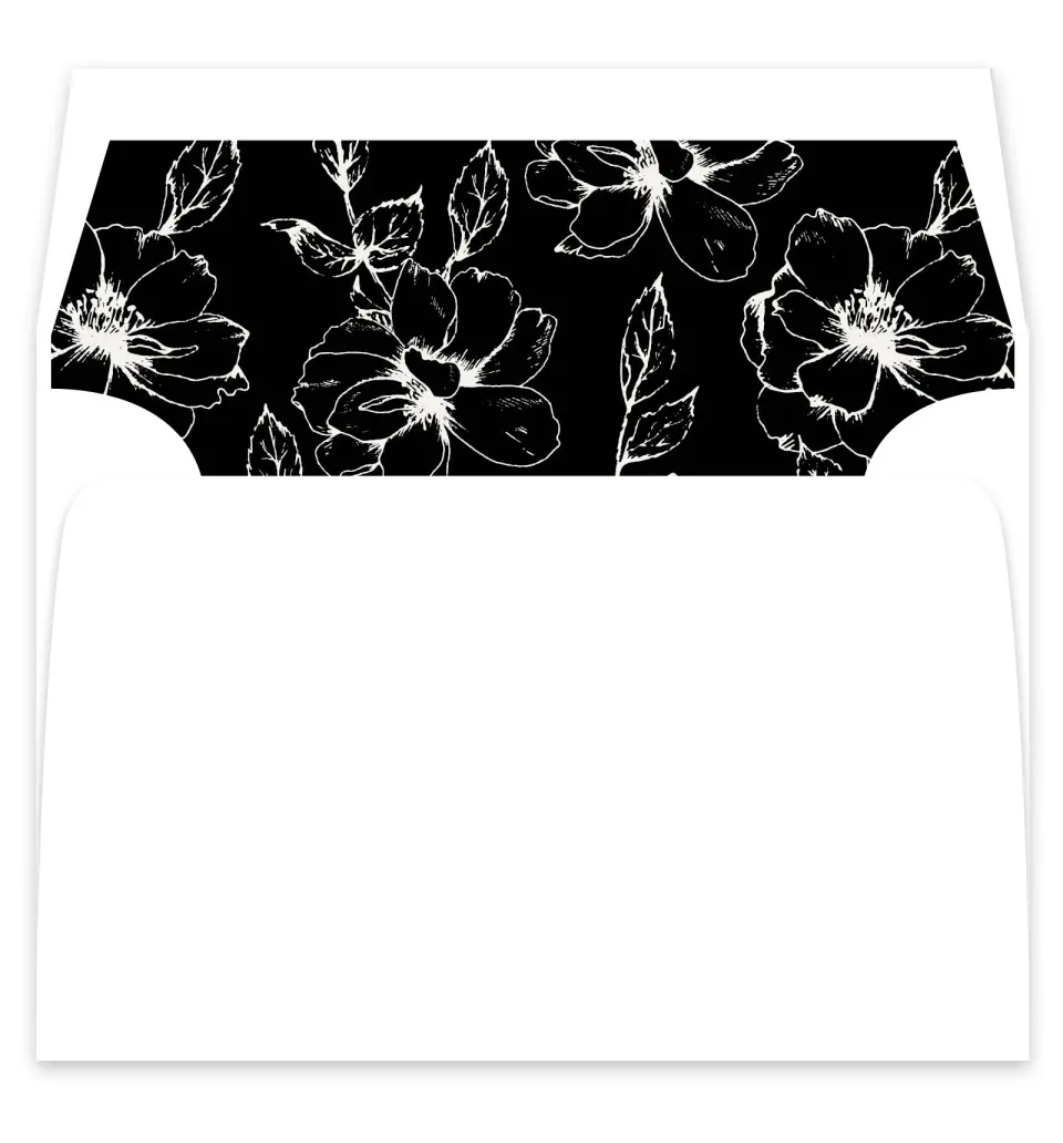 This is a  7¼" x 6⅞" Envelope Liners (ELF) called The Christina printed in full color