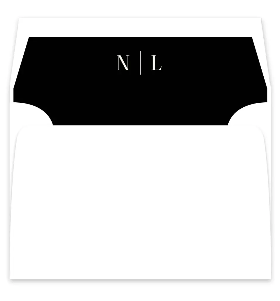 This is a  7¼" x 6⅞" Envelope Liners (ELF) called The Nicole printed in full color