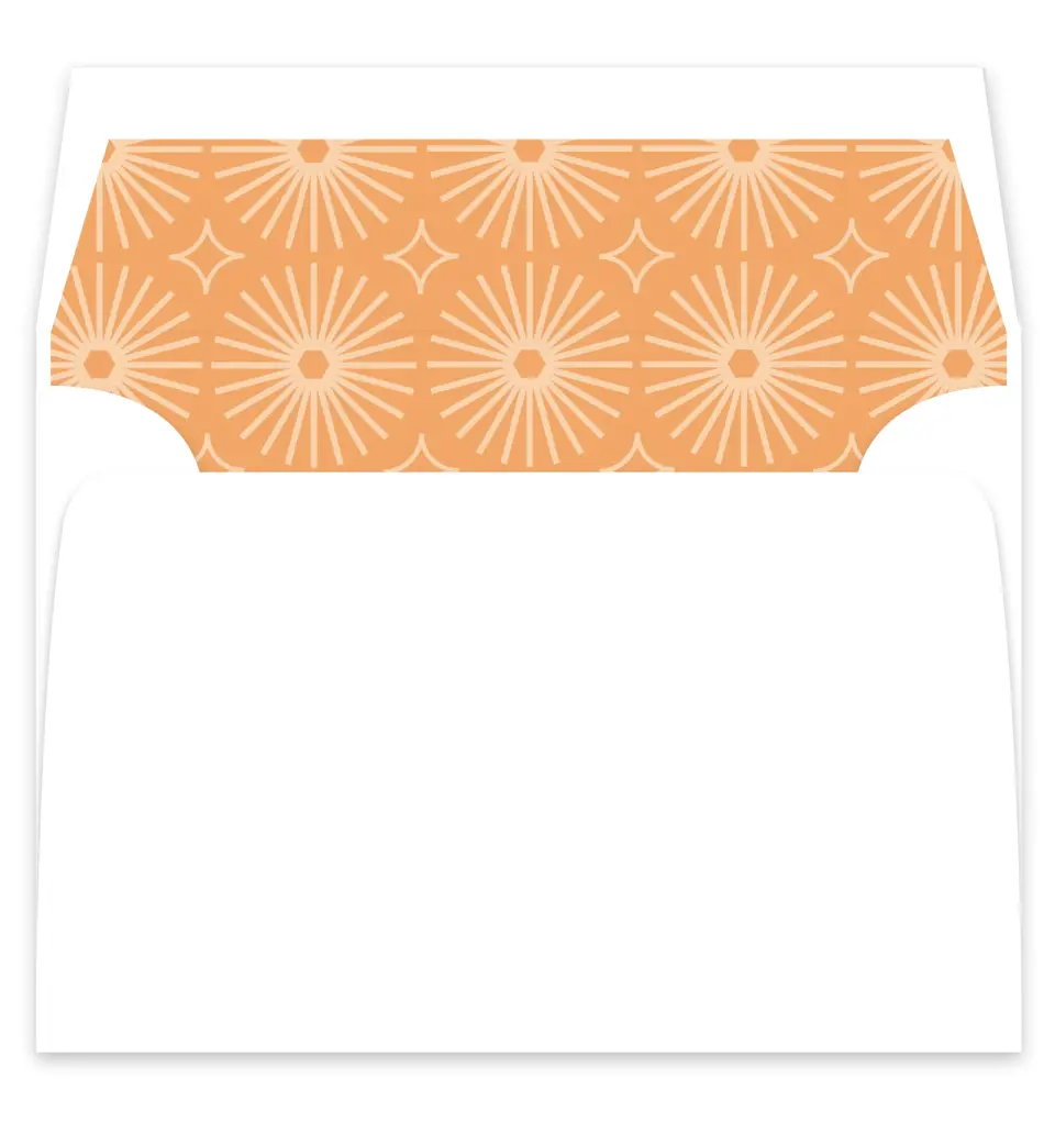 This is a  7¼" x 6⅞" Envelope Liners (ELF) called The Leah printed in full color