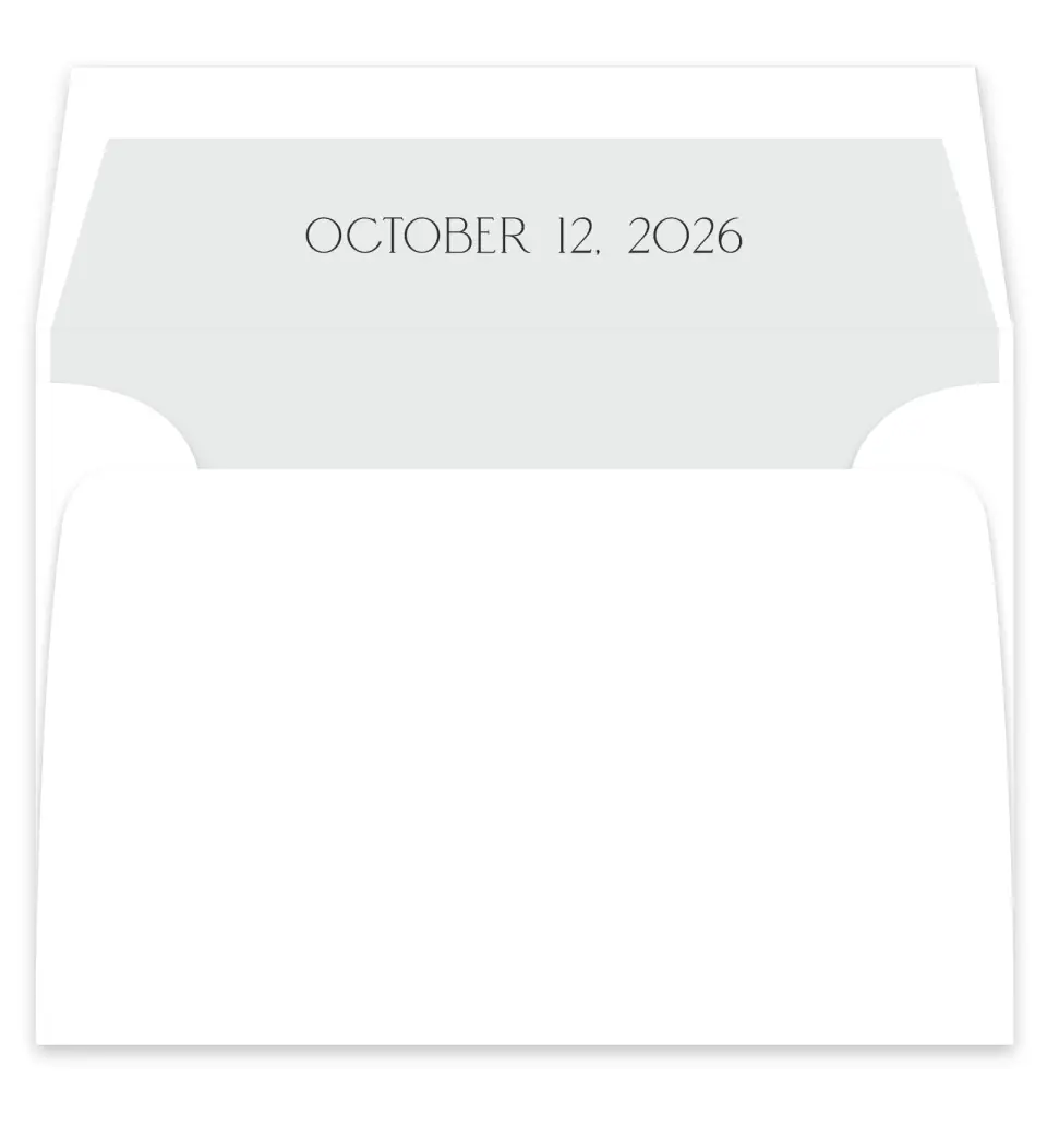 This is a  7¼" x 6⅞" Envelope Liners (ELF) called The Caroline printed in full color