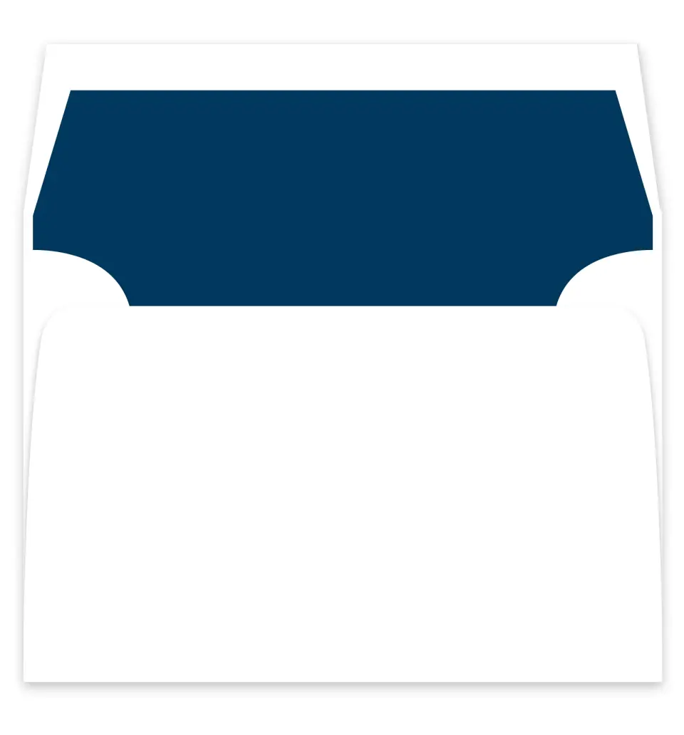 This is a  7¼" x 6⅞" Envelope Liners (ELF) called Solid Color printed in full color