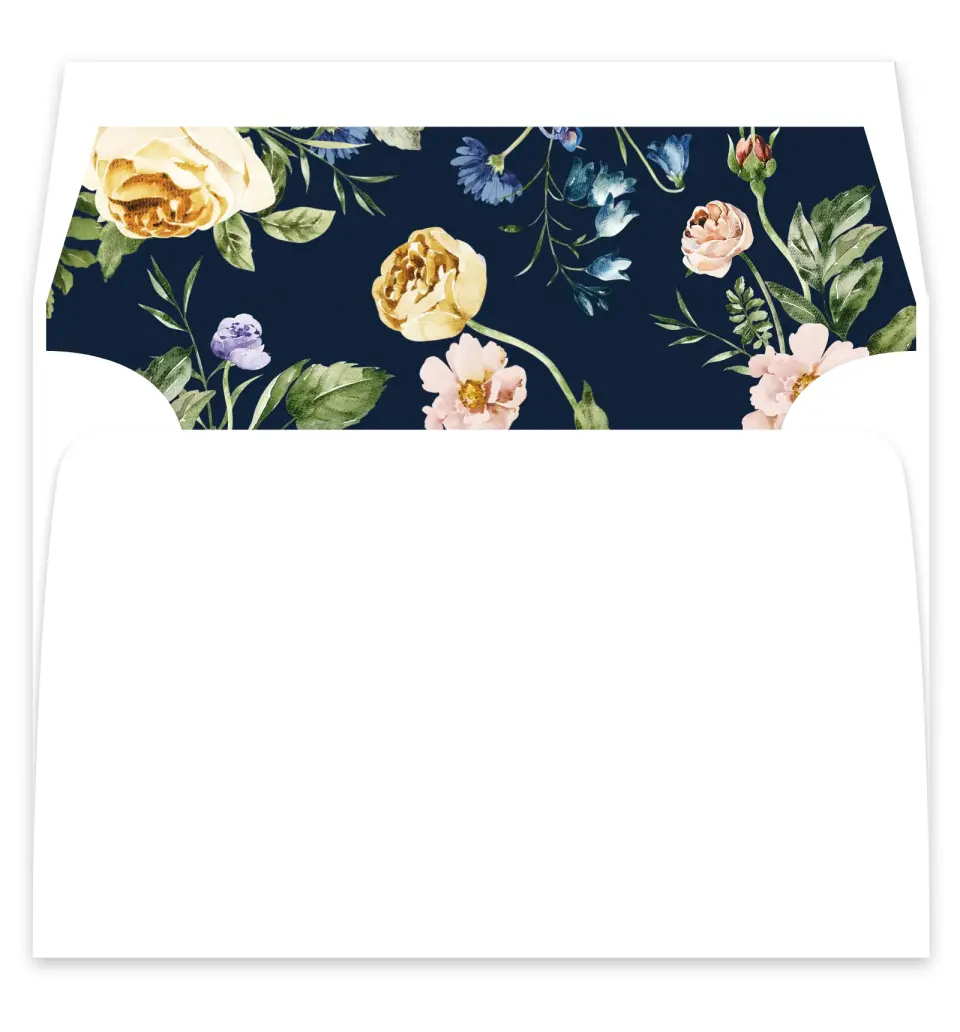 This is a  7¼" x 6⅞" Envelope Liners (ELF) called The Natalie printed in full color