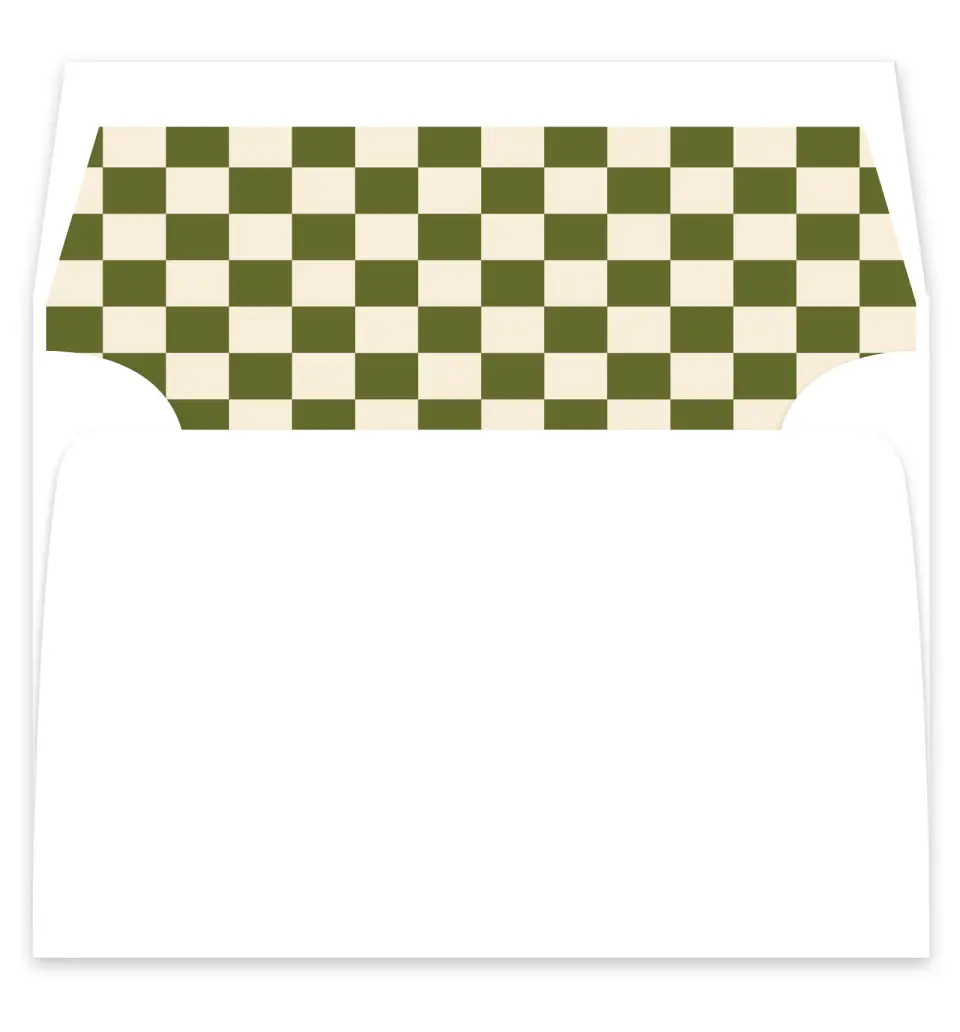 This is a  7¼" x 6⅞" Envelope Liners (ELF) called Desert Funk printed in full color