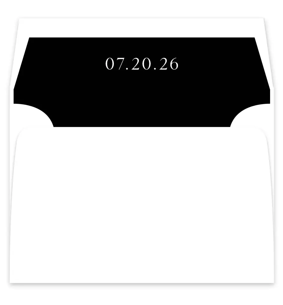 This is a  7¼" x 6⅞" Envelope Liners (ELF) called Picturesque printed in full color