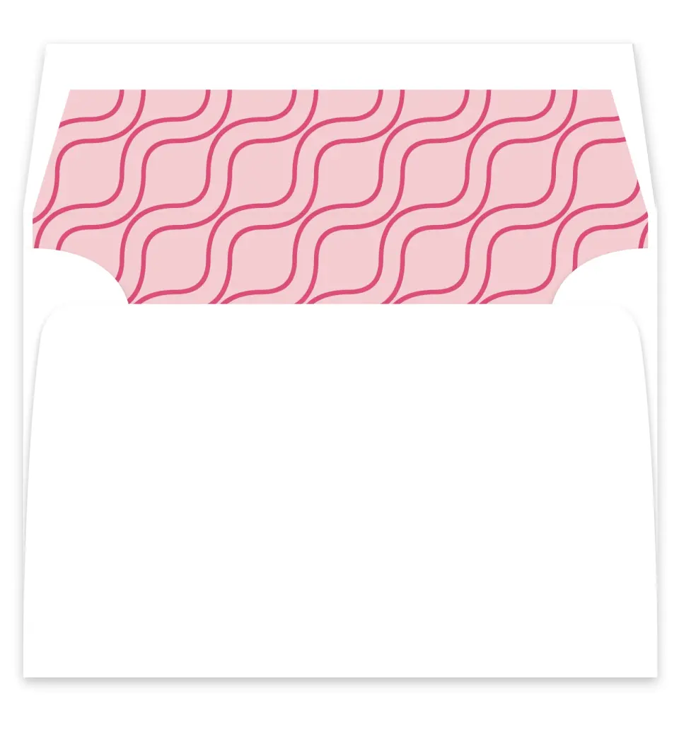 This is a  7¼" x 6⅞" Envelope Liners (ELF) called The Andrea printed in full color