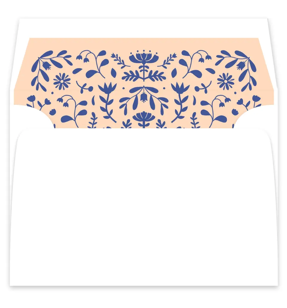 This is a  7¼" x 6⅞" Envelope Liners (ELF) called The Kassidy printed in full color
