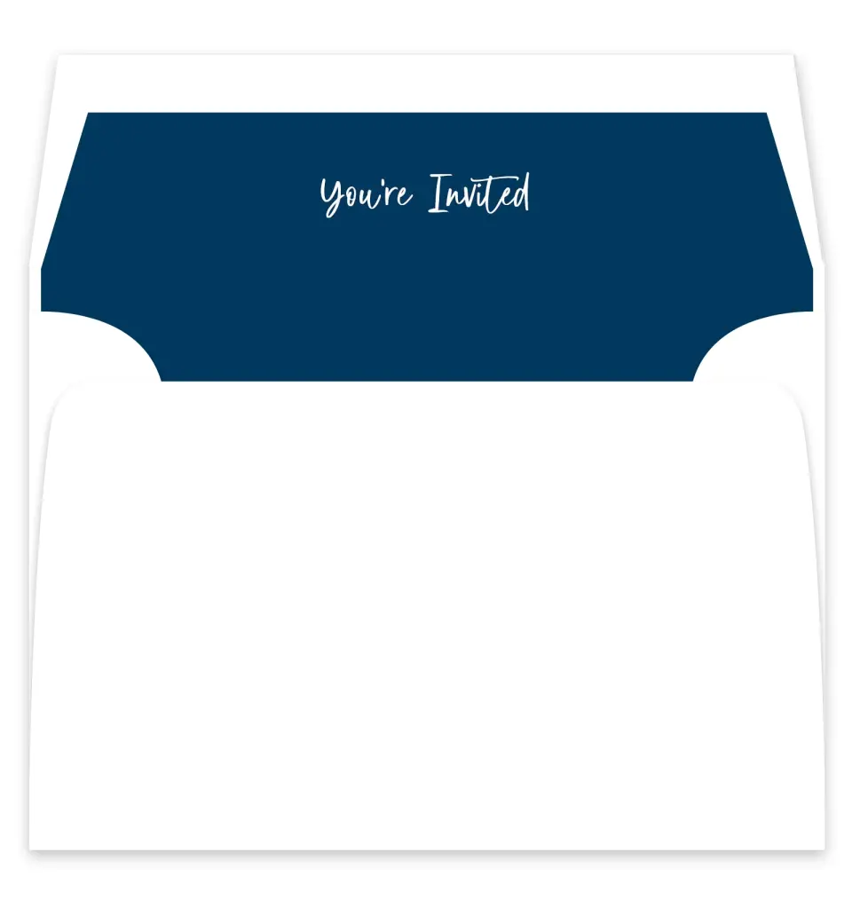 This is a  7¼" x 6⅞" Envelope Liners (ELF) called Abundant Blue printed in full color