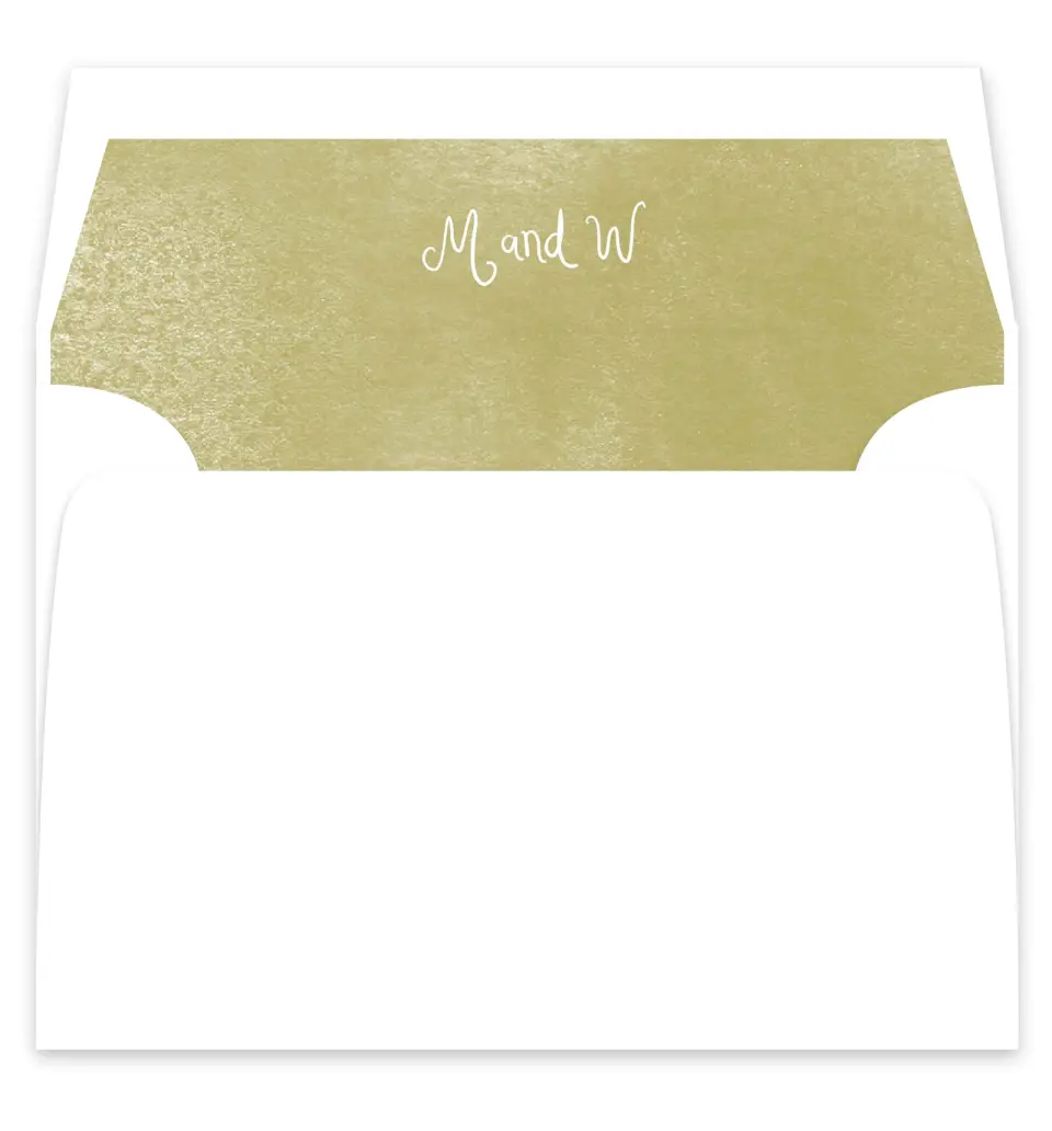This is a  7¼" x 6⅞" Envelope Liners (ELF) called Whimsical Garden printed in full color