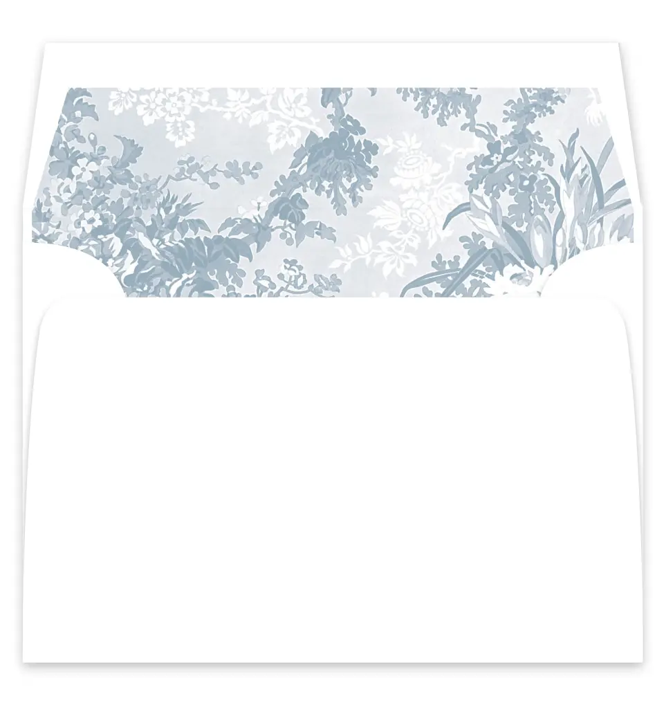 This is a  7¼" x 6⅞" Envelope Liners (ELF) called The Victoria printed in full color