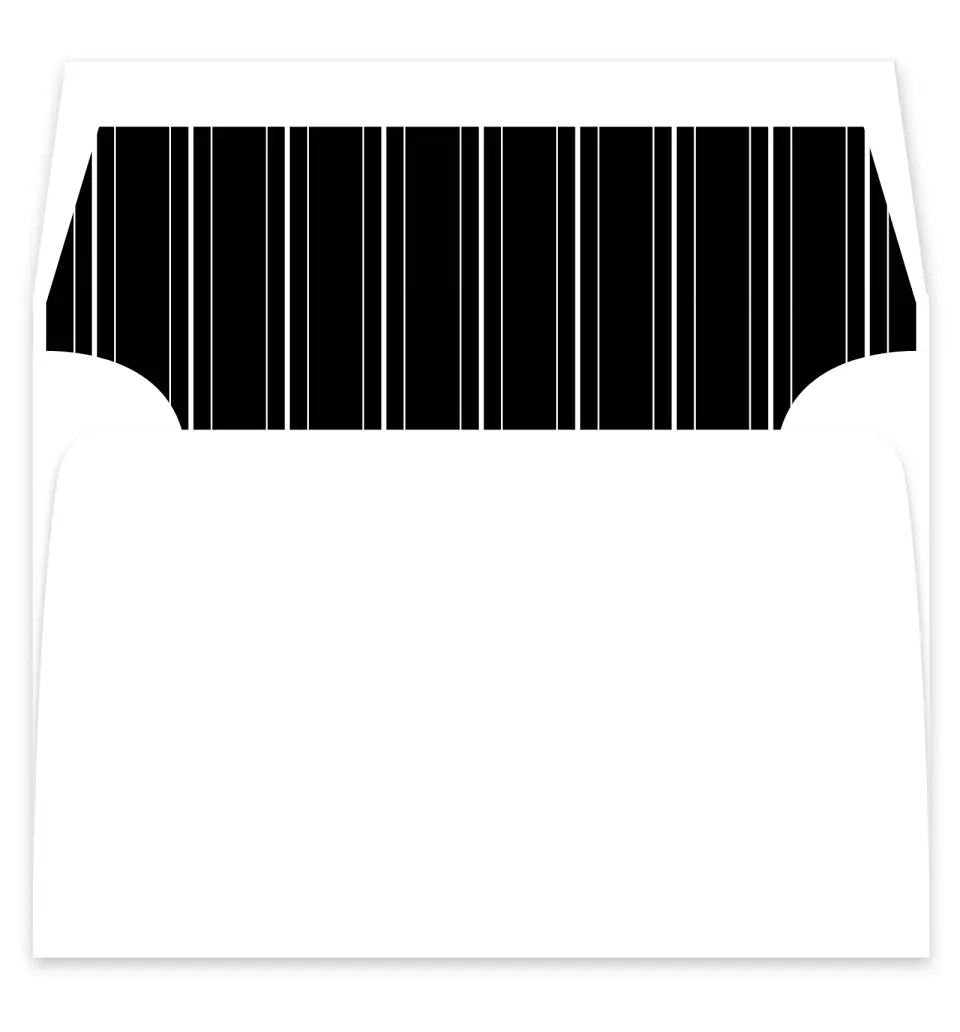 This is a  7¼" x 6⅞" Envelope Liners (ELF) called Elegant Tradition printed in full color