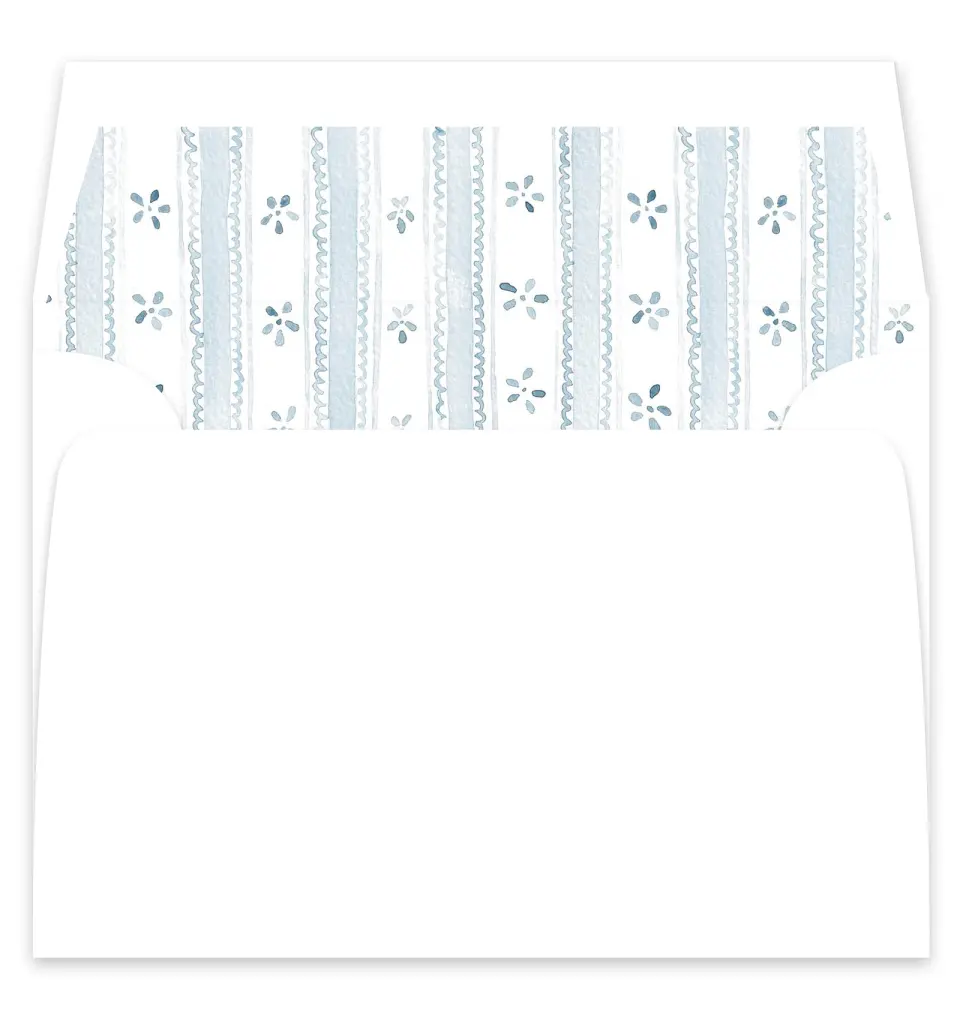 This is a  7¼" x 6⅞" Envelope Liners (ELF) called Southern Belle printed in full color