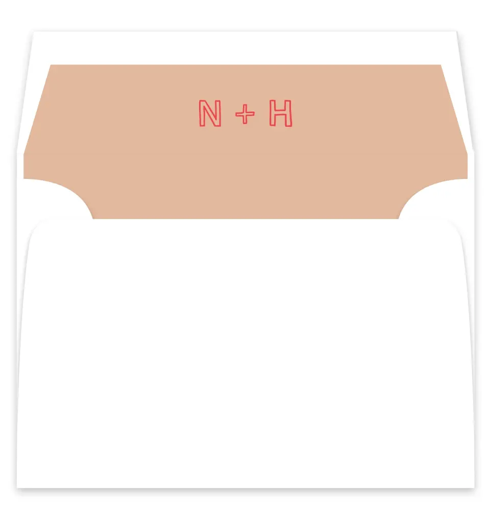 This is a  7¼" x 6⅞" Envelope Liners (ELF) called Bold & Bright printed in full color