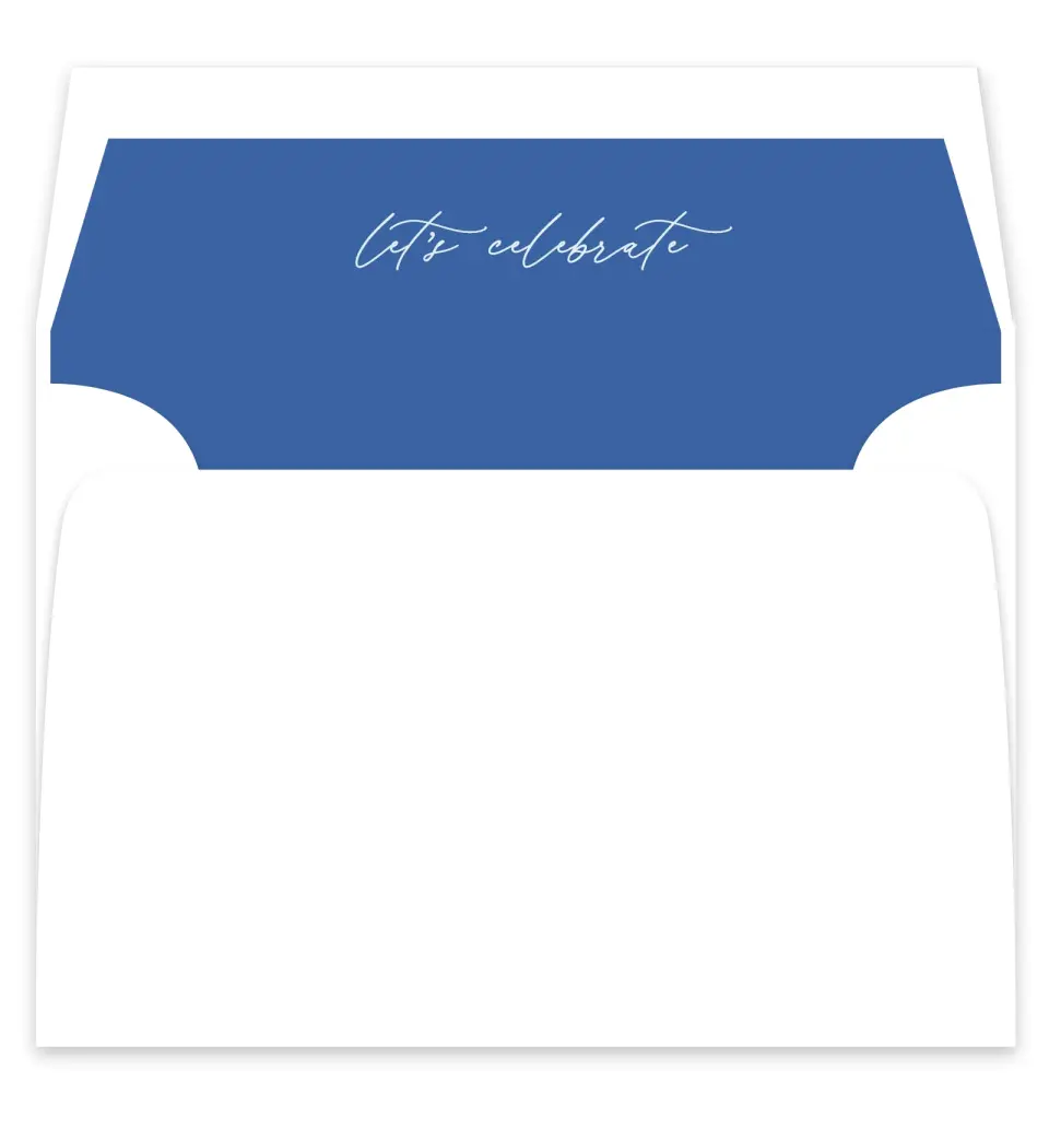 This is a  7¼" x 6⅞" Envelope Liners (ELF) called Forever and Ever printed in full color