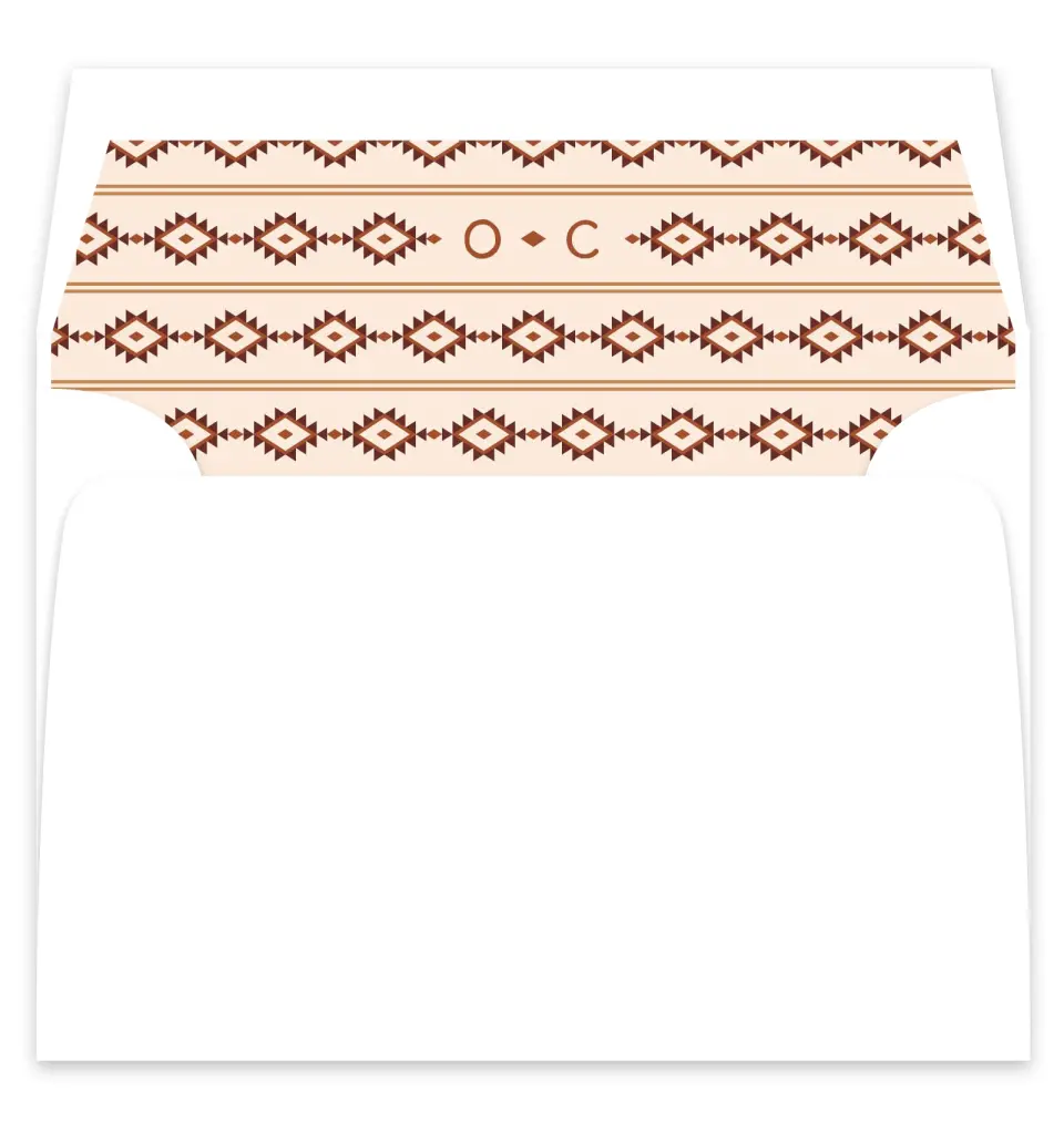 This is a  7¼" x 6⅞" Envelope Liners (ELF) called WIld at Heart printed in full color