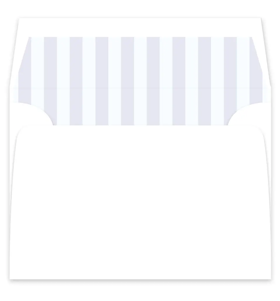 This is a  7¼" x 6⅞" Envelope Liners (ELF) called The Mila printed in full color