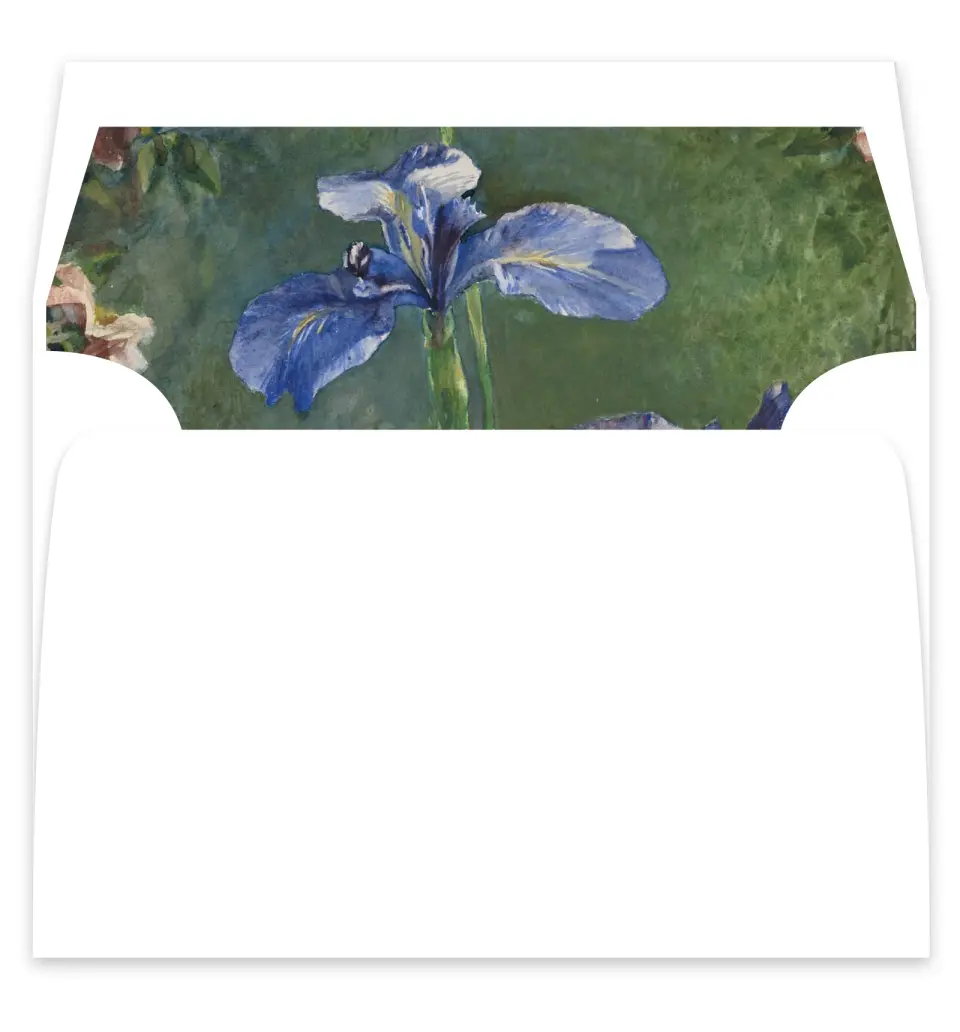 This is a  7¼" x 6⅞" Envelope Liners (ELF) called The Addison printed in full color