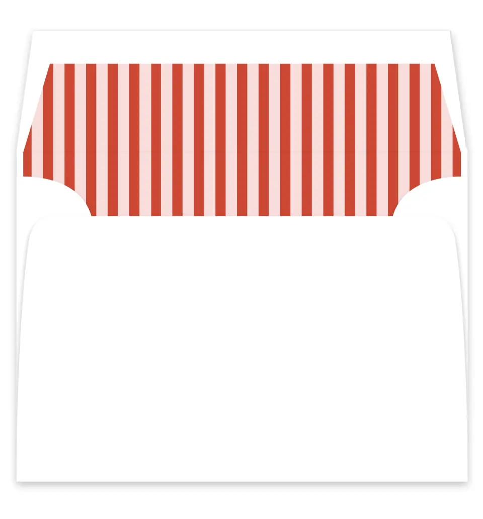This is a  7¼" x 6⅞" Envelope Liners (ELF) called Boathouse Bliss printed in full color