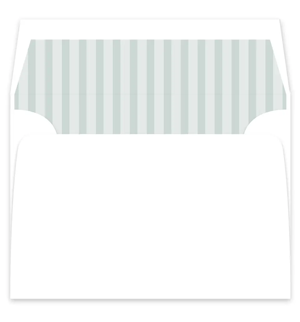 This is a  7¼" x 6⅞" Envelope Liners (ELF) called Love You Forever printed in full color
