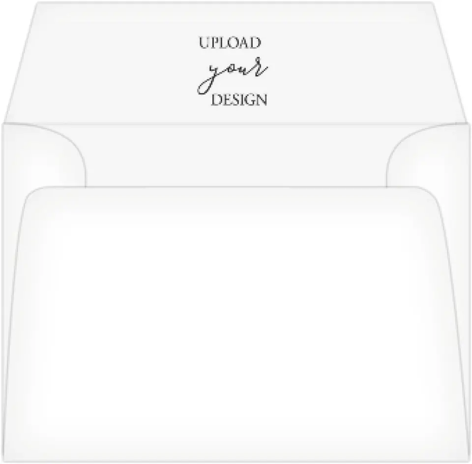 This is a Envelope Liners for 5.5 x 7.5 Card Upload Your Design called 7¼" x 6⅞" Envelope Liners printed in full color