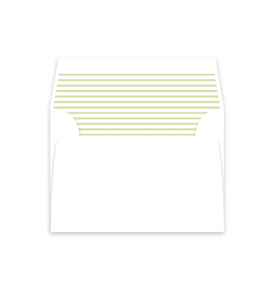 This is a  4⅞" x 4.563" Envelope Liners (ELM) called Lovely Blossoms printed in full color