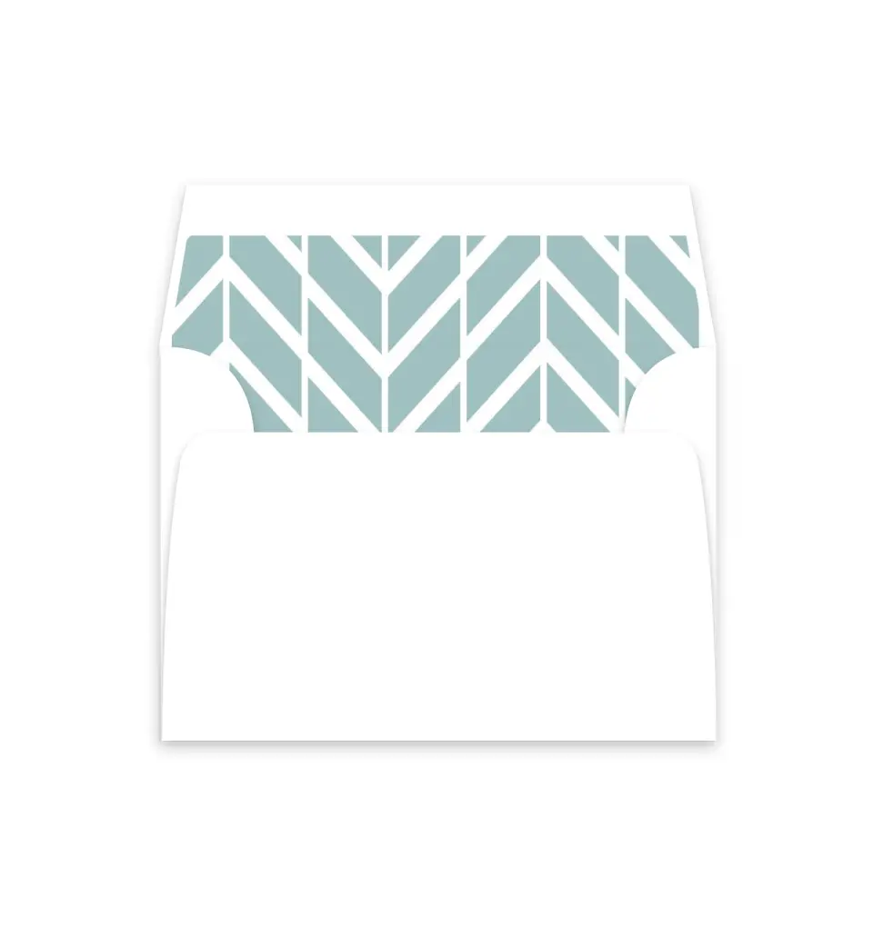 This is a  4⅞" x 4.563" Envelope Liners (ELM) called Forever Mine printed in full color