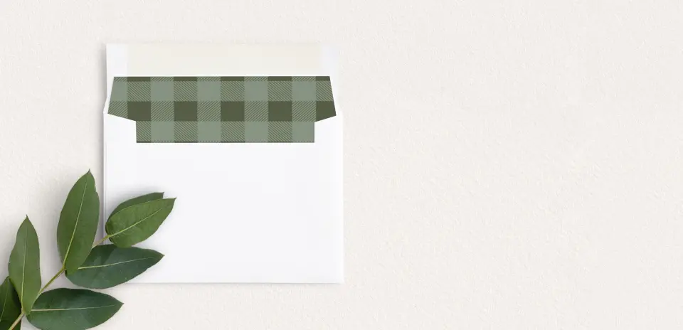 Envelope Liner inside Envelope
